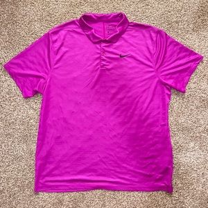 Nike Dri-Fit Golf Polo - Men’s XL - Purple